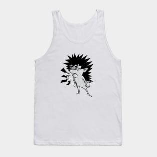 fierce hedgehog Tank Top